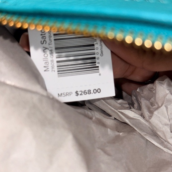 🥳🥳 HOST PICK 🥳🥳  Vera Bradley Aqua Satchel - Picture 8 of 8